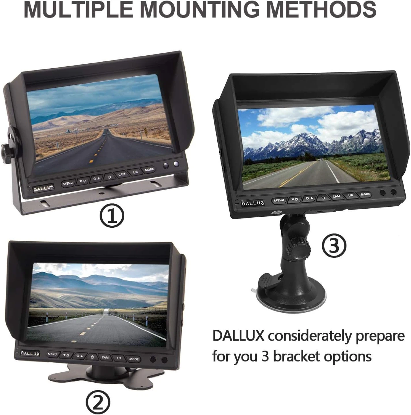 DALLUX Heavy Duty Vehicle Truck Bus Backup Camera System - photo 3