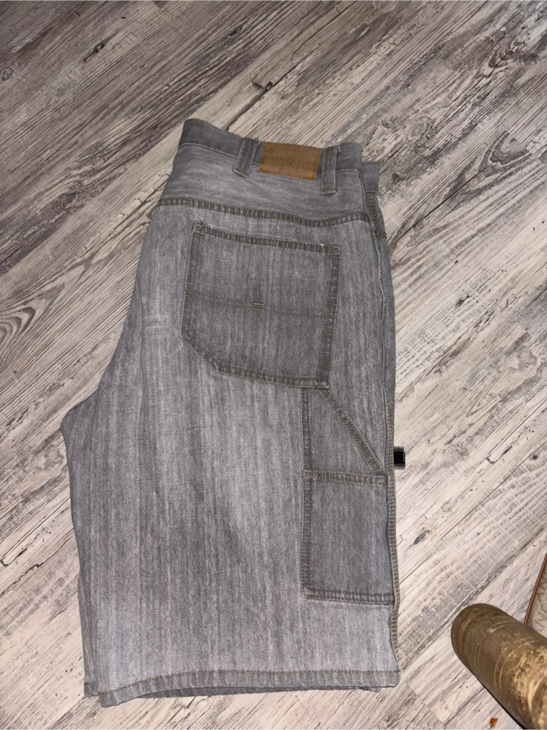 Polo Assn. Grey Denim cargo shorts 38 - photo 3