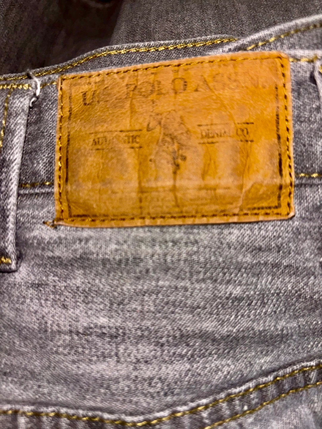 Polo Assn. Grey Denim cargo shorts 38 - photo 5