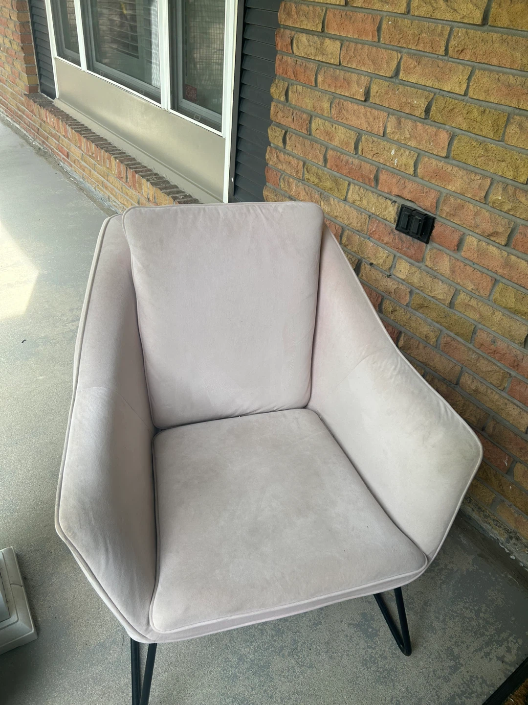 Blush Pink Accent Chair