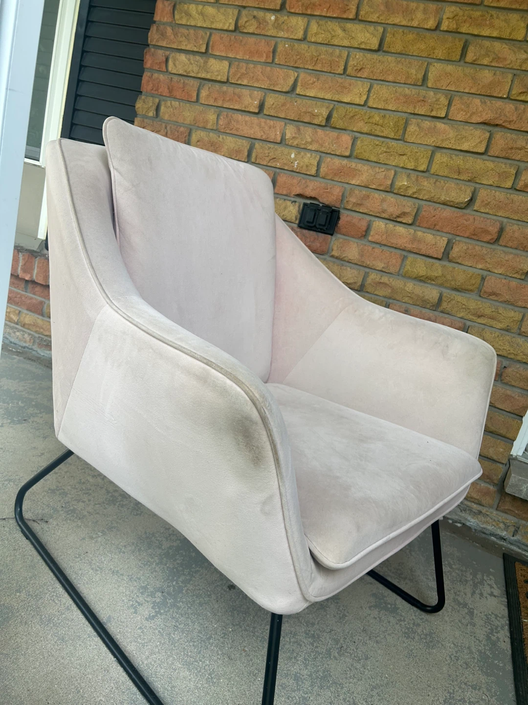 Blush Pink Accent Chair - photo 3