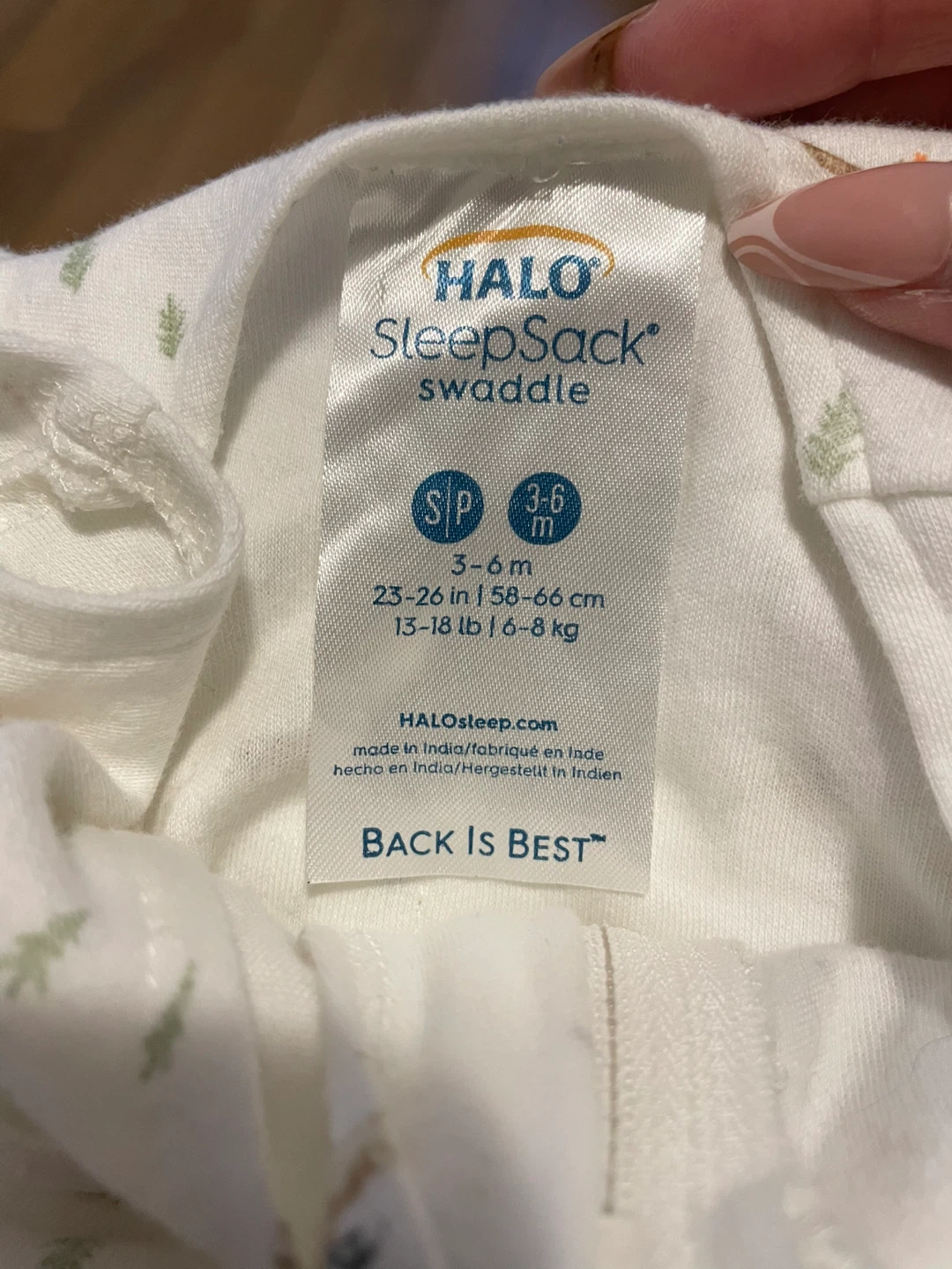 ⚽️ New Cotton Halo Sleepsack Swaddle S 3-6M - photo 4