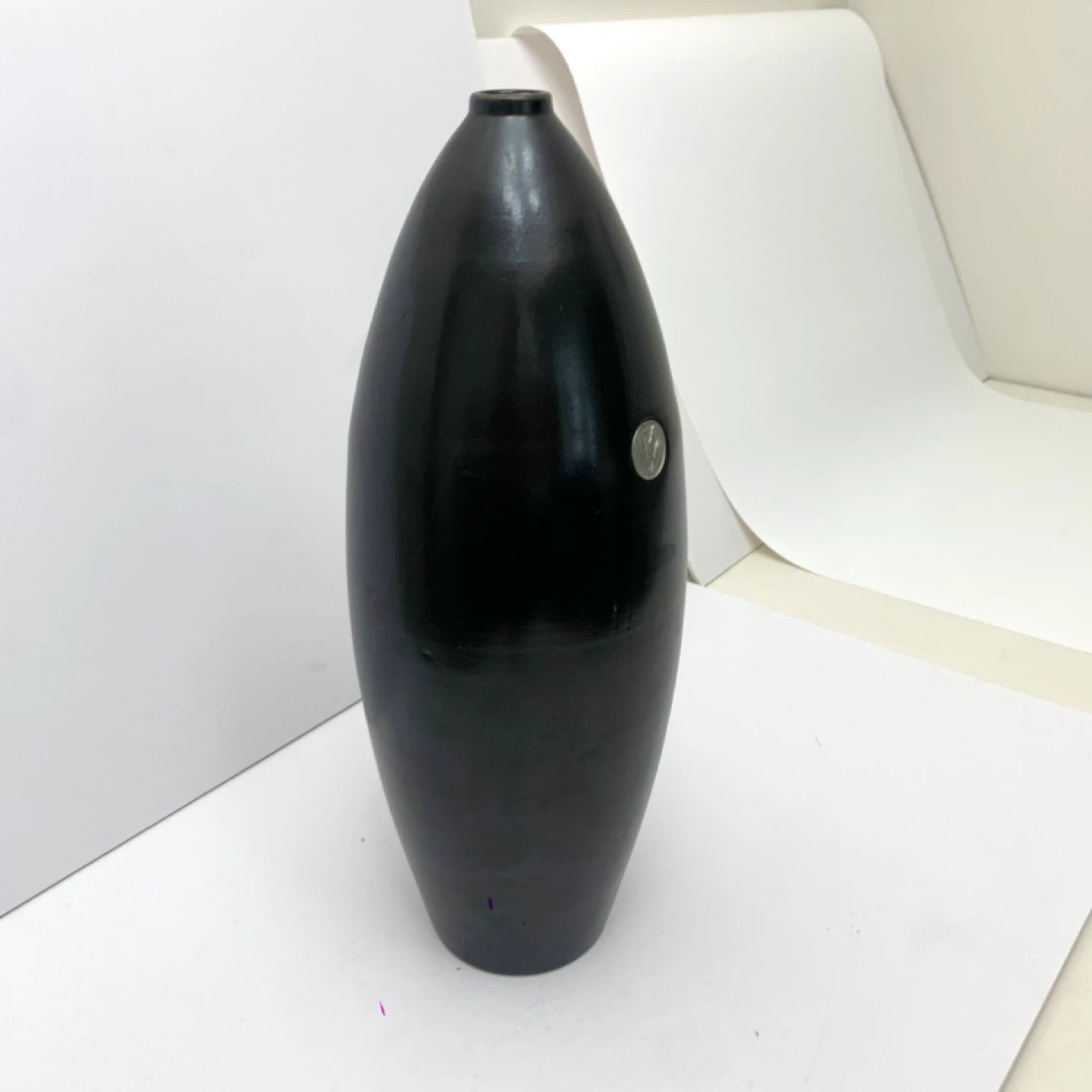 Ceramic Vase Black Vase Decorative Vase Home Decor Accent - photo 3