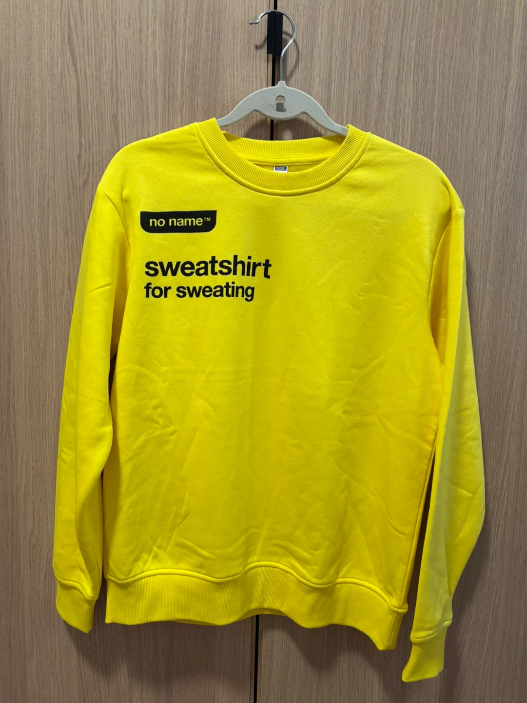 no name sweatshirt for sweating VIRAL YELLOW CANADA EXCLUSIVE !