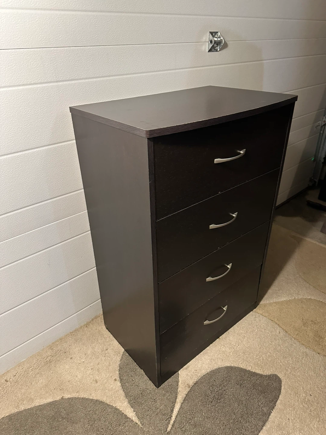 Dark Brown 4-Drawer Chest – Solid & Stylish Storage - photo 3