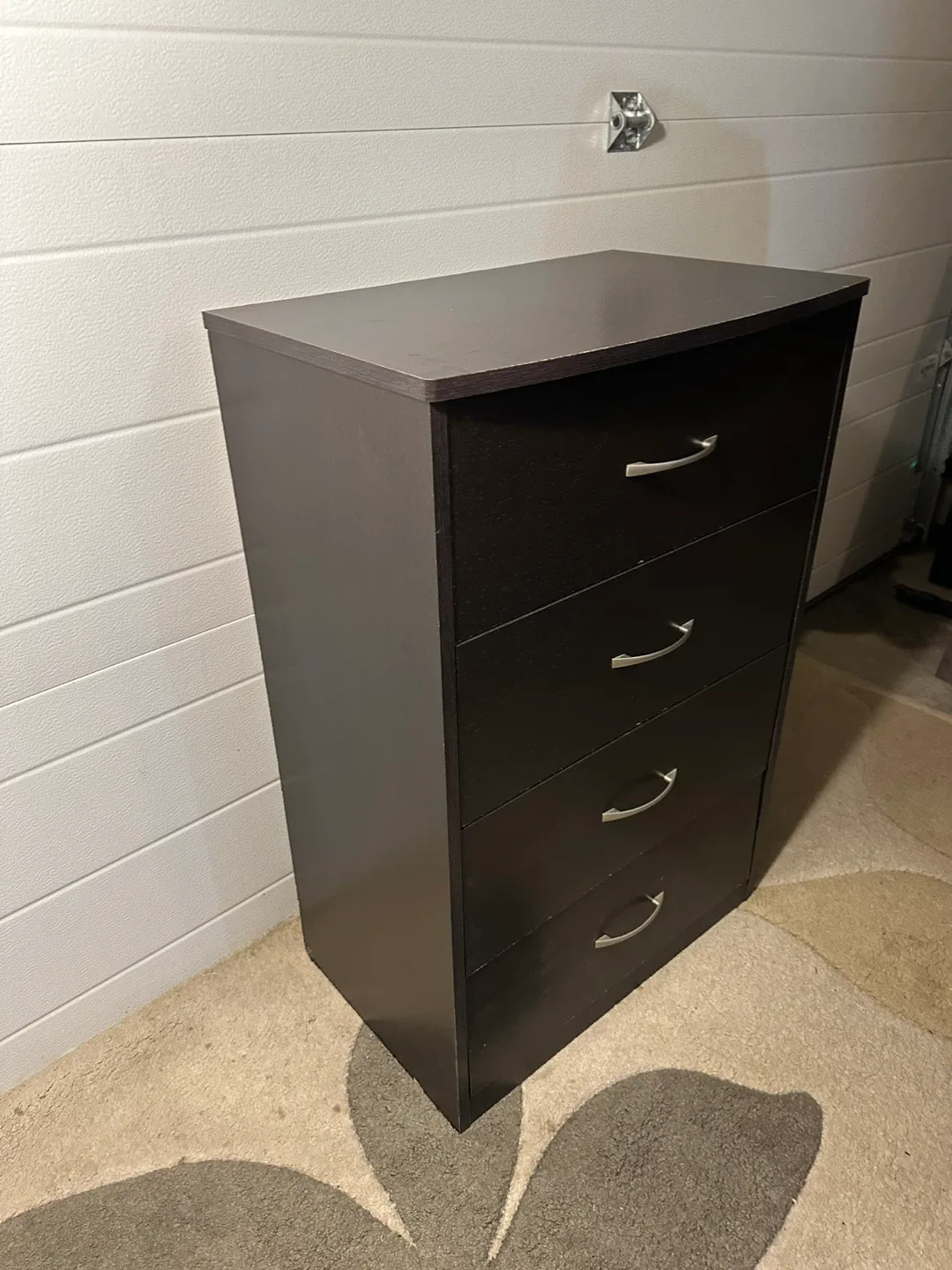 Dark Brown 4-Drawer Chest – Solid & Stylish Storage - photo 3