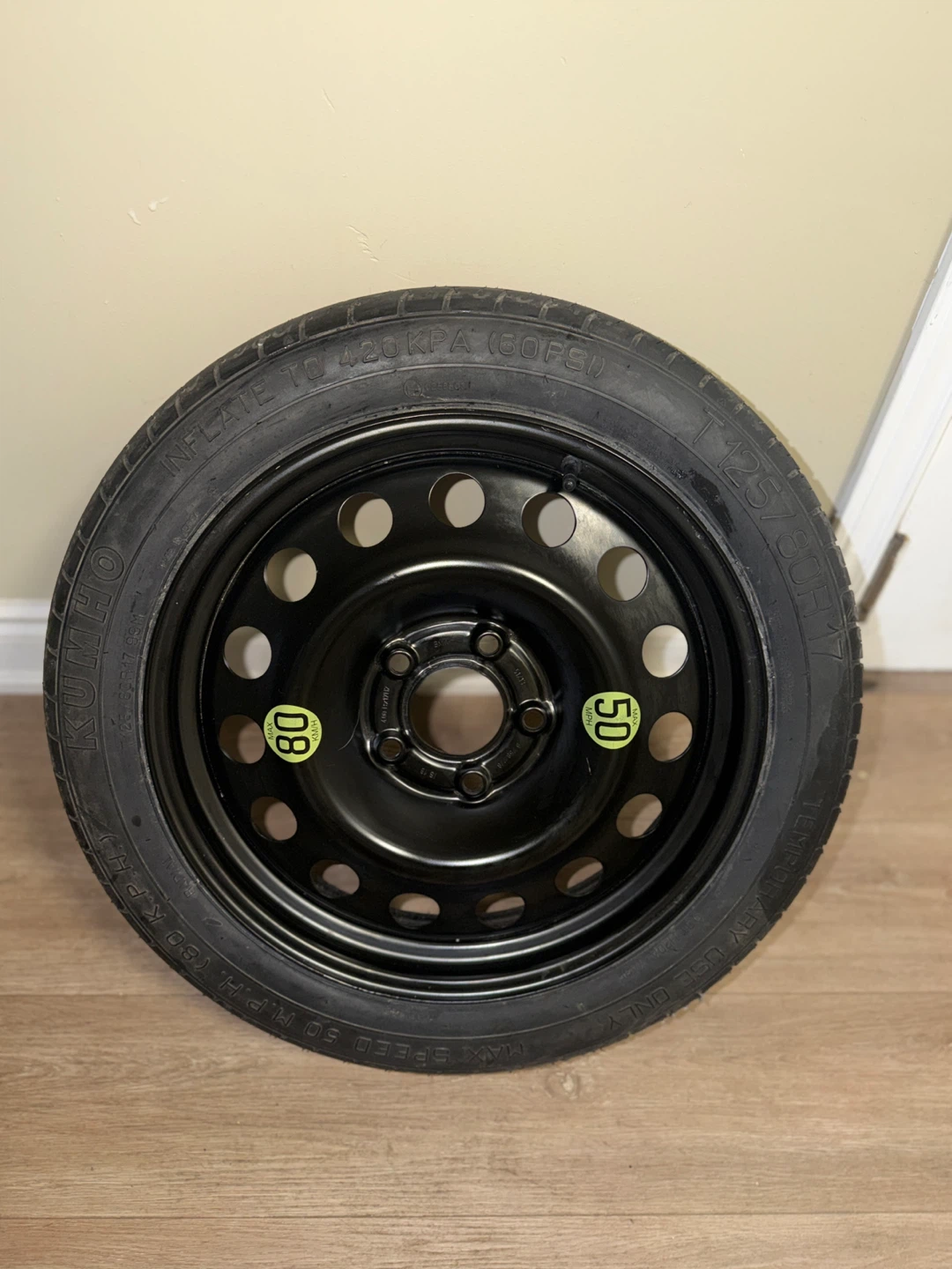 Kumho Temporary Spare Tire T125/80R17