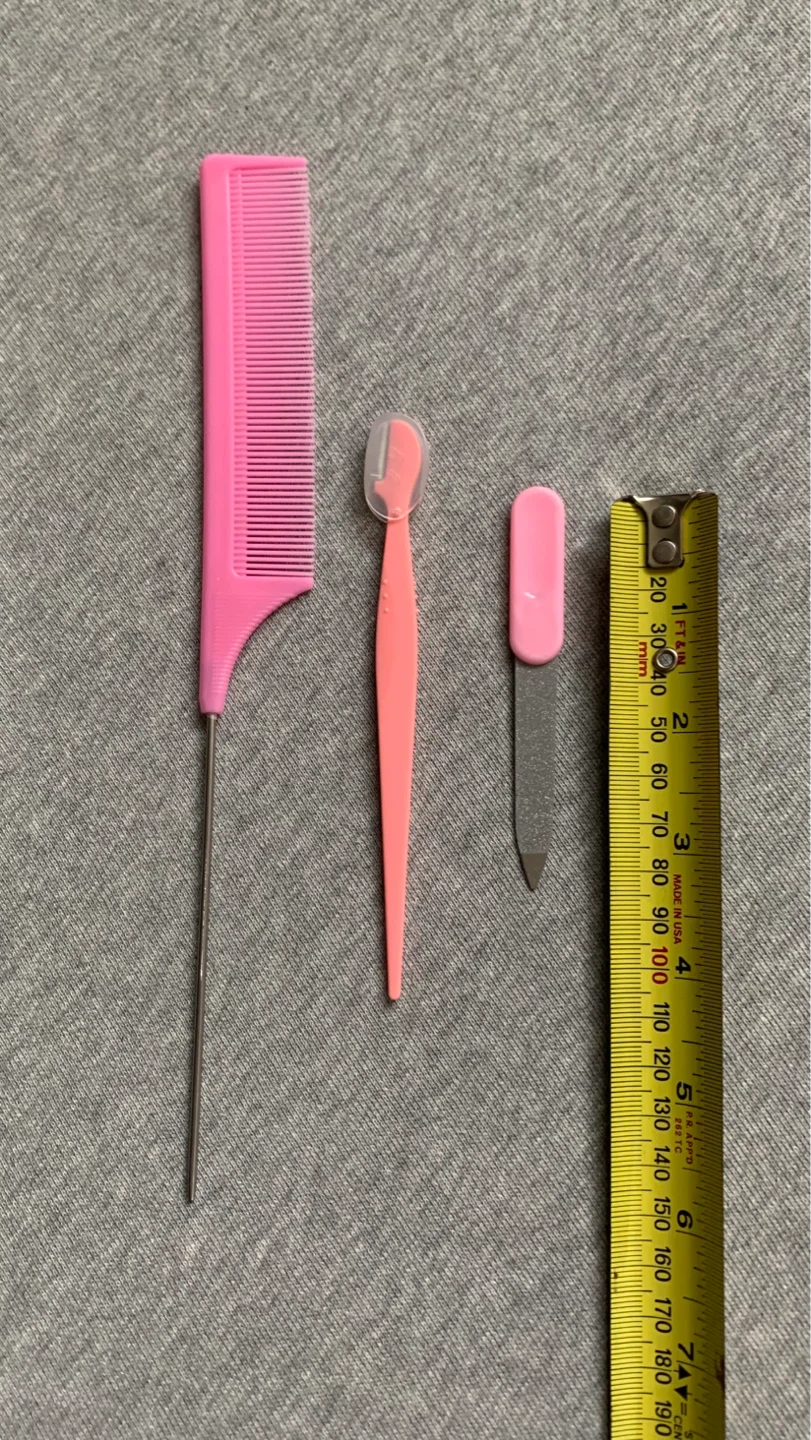 Pink 3-Piece Hair & Nail Care Set ⚽️ - photo 2