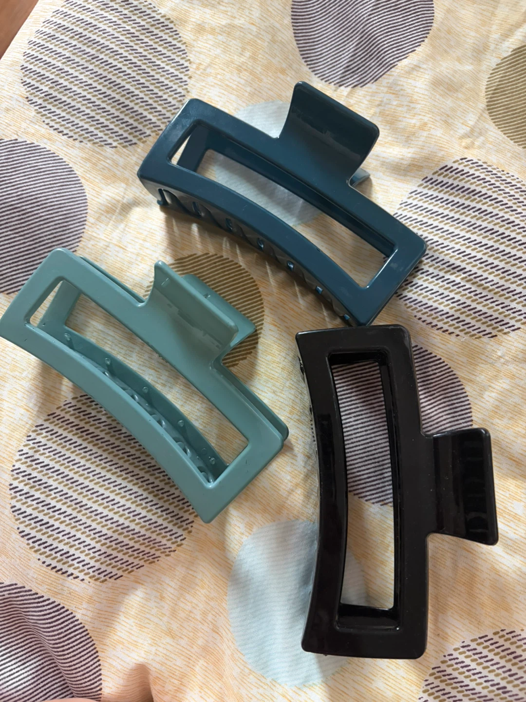 Set of 3 Large Claw Clips