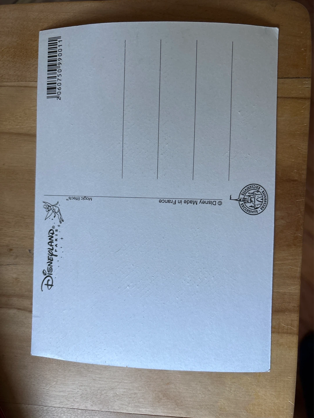 ⚽️ Vintage Disneyland Paris Postcard 2000 - photo 2