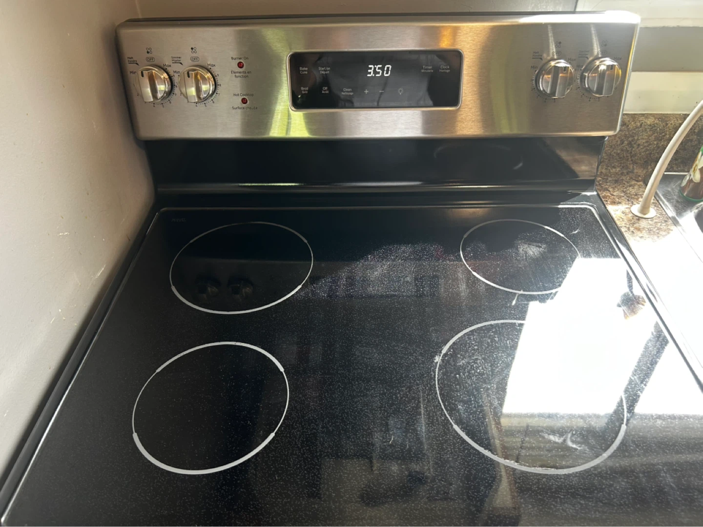 GE Electric Coil Top Stove with Oven