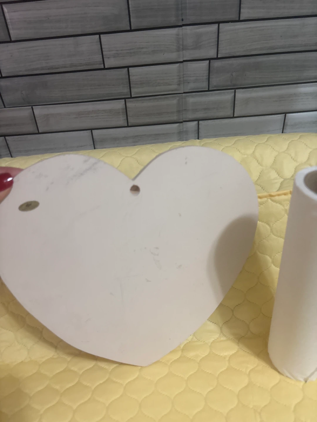 ⚽ Heart Shaped Decorative Wall Plaque - photo 2