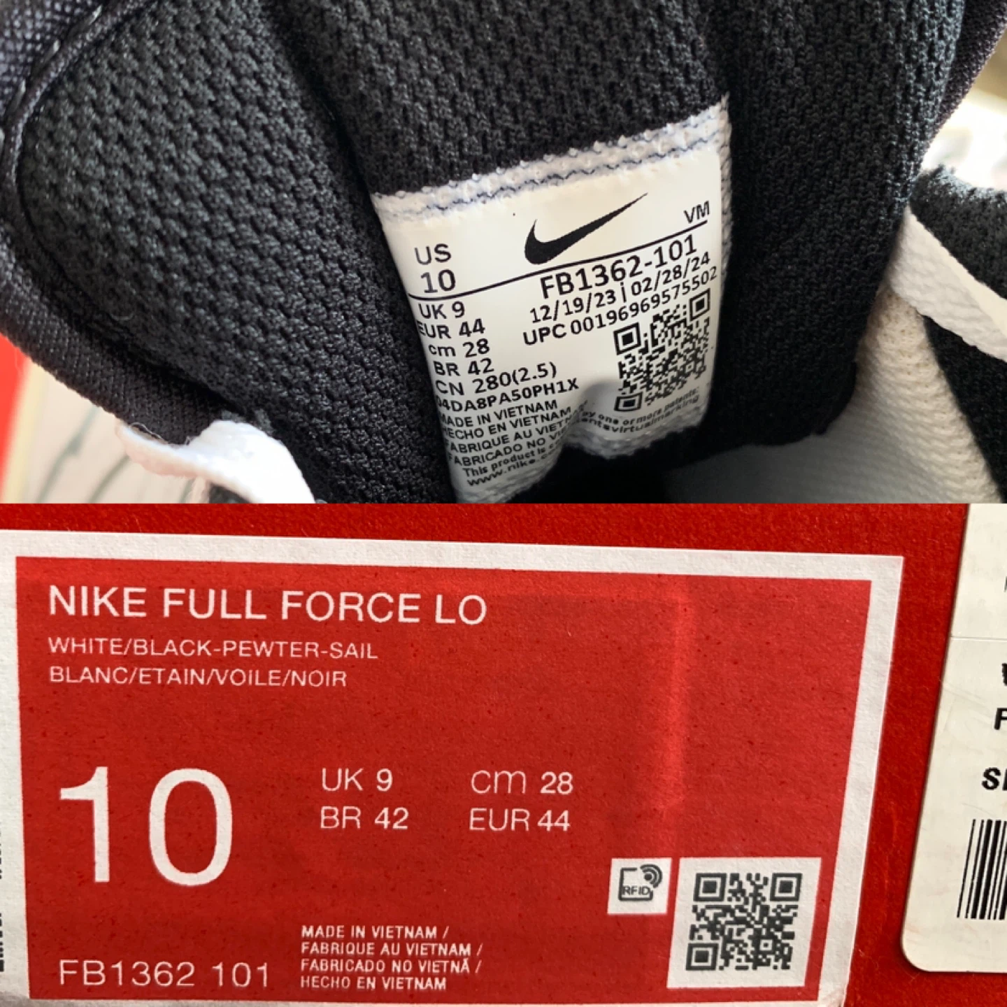 Nike Shoes/Sneakers Full Force Low Leather Running Shoes NEW - photo 4