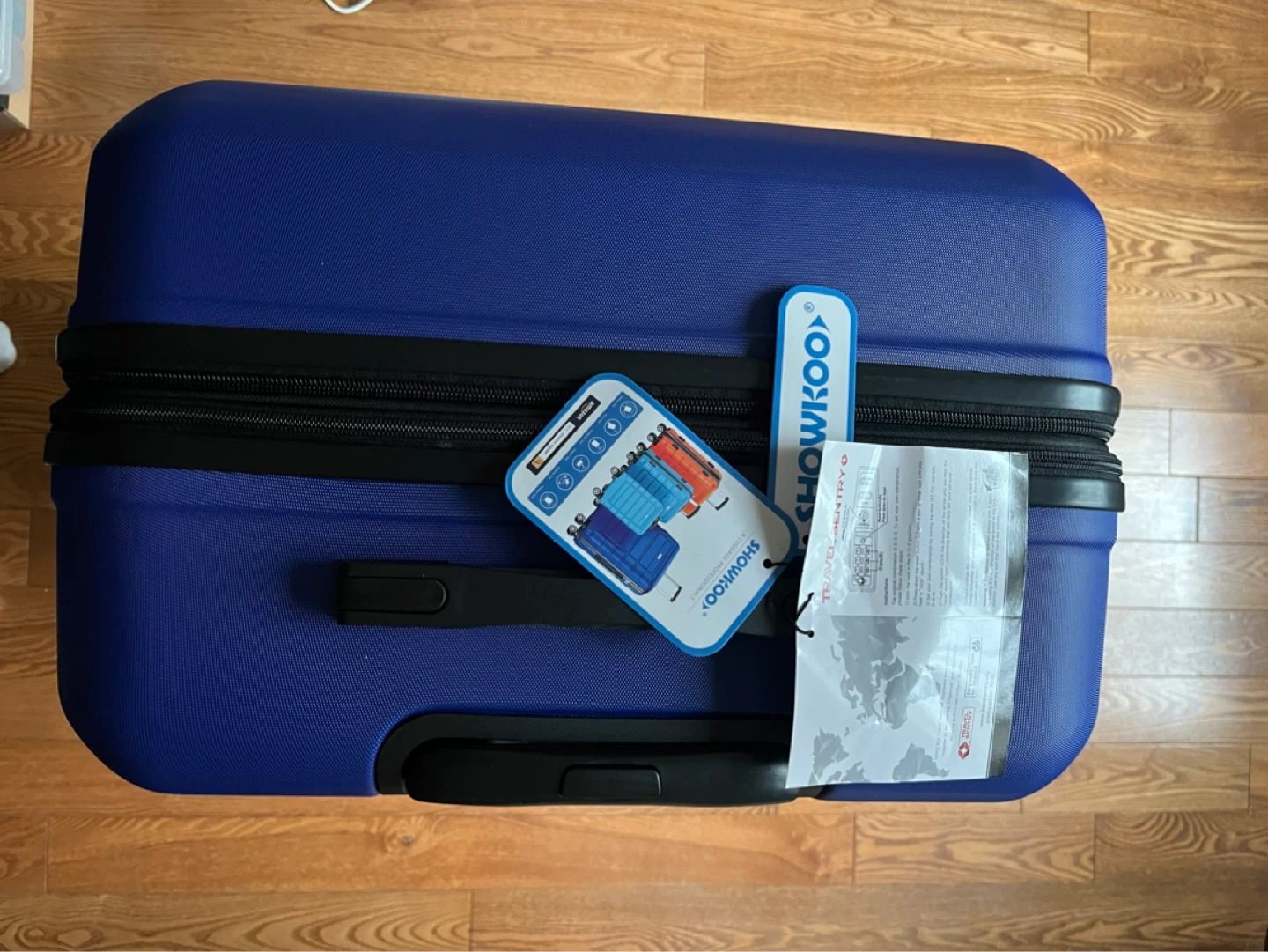 SHOWKOO Blue Hardside Spinner Luggage - photo 3