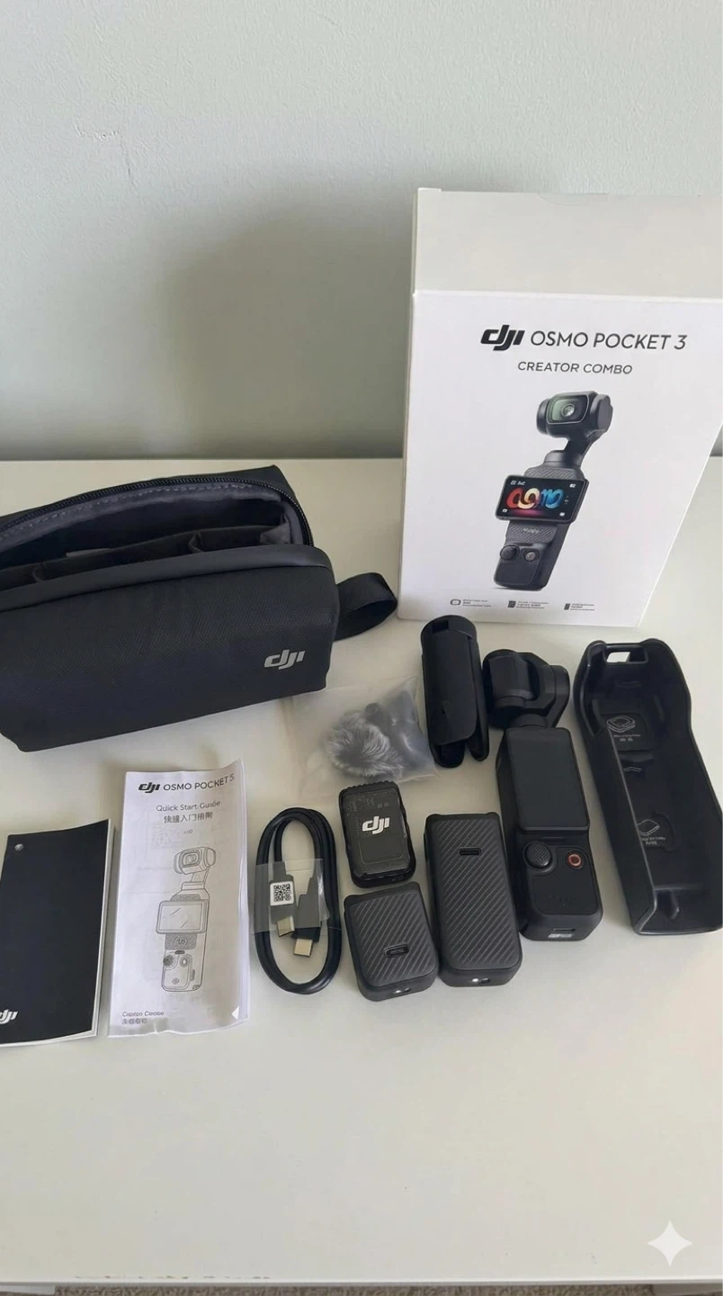 DJI Osmo Pocket 3 Creator Combo + Filters | Mint Condition