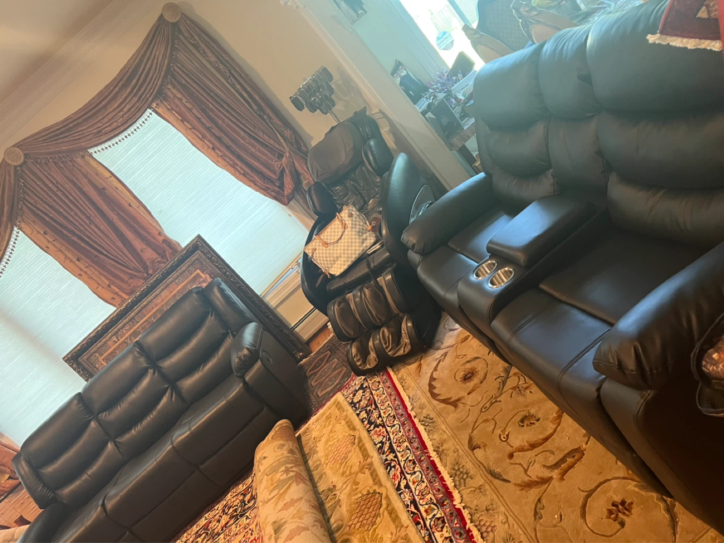 Sofa custom made $95 Red Persian Style Area Rug - photo 3