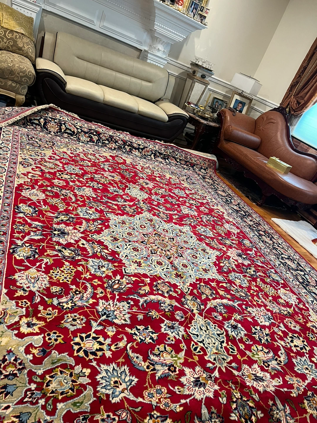 Sofa custom made $95 Red Persian Style Area Rug - photo 5