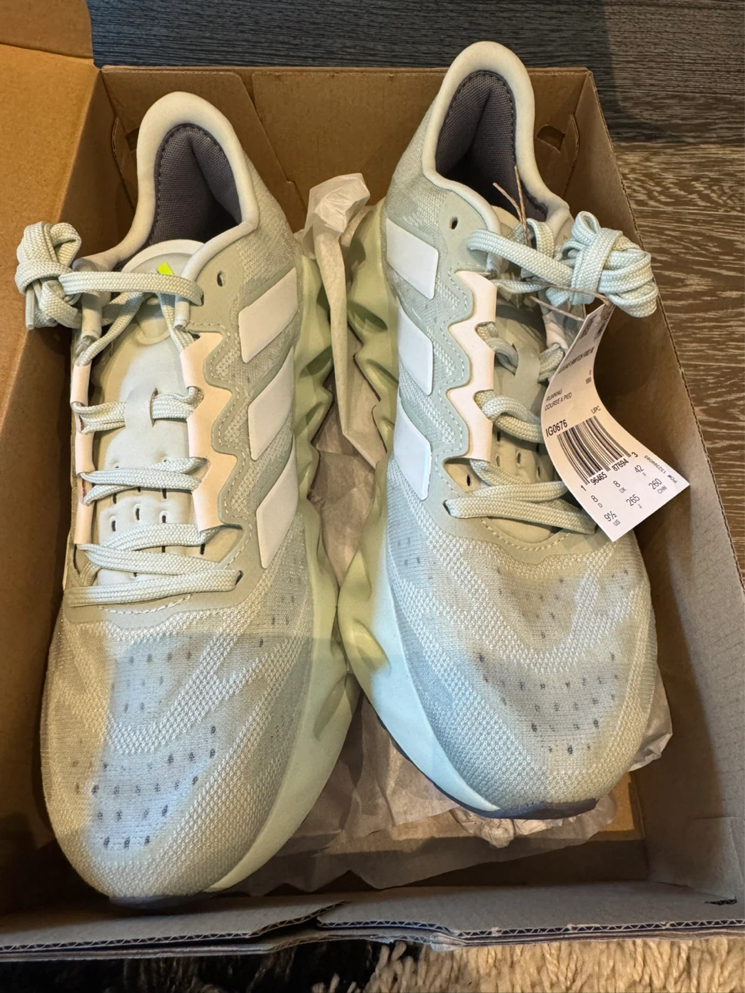 Mint/Grey - Adidas Switch Fwd W Running Shoes