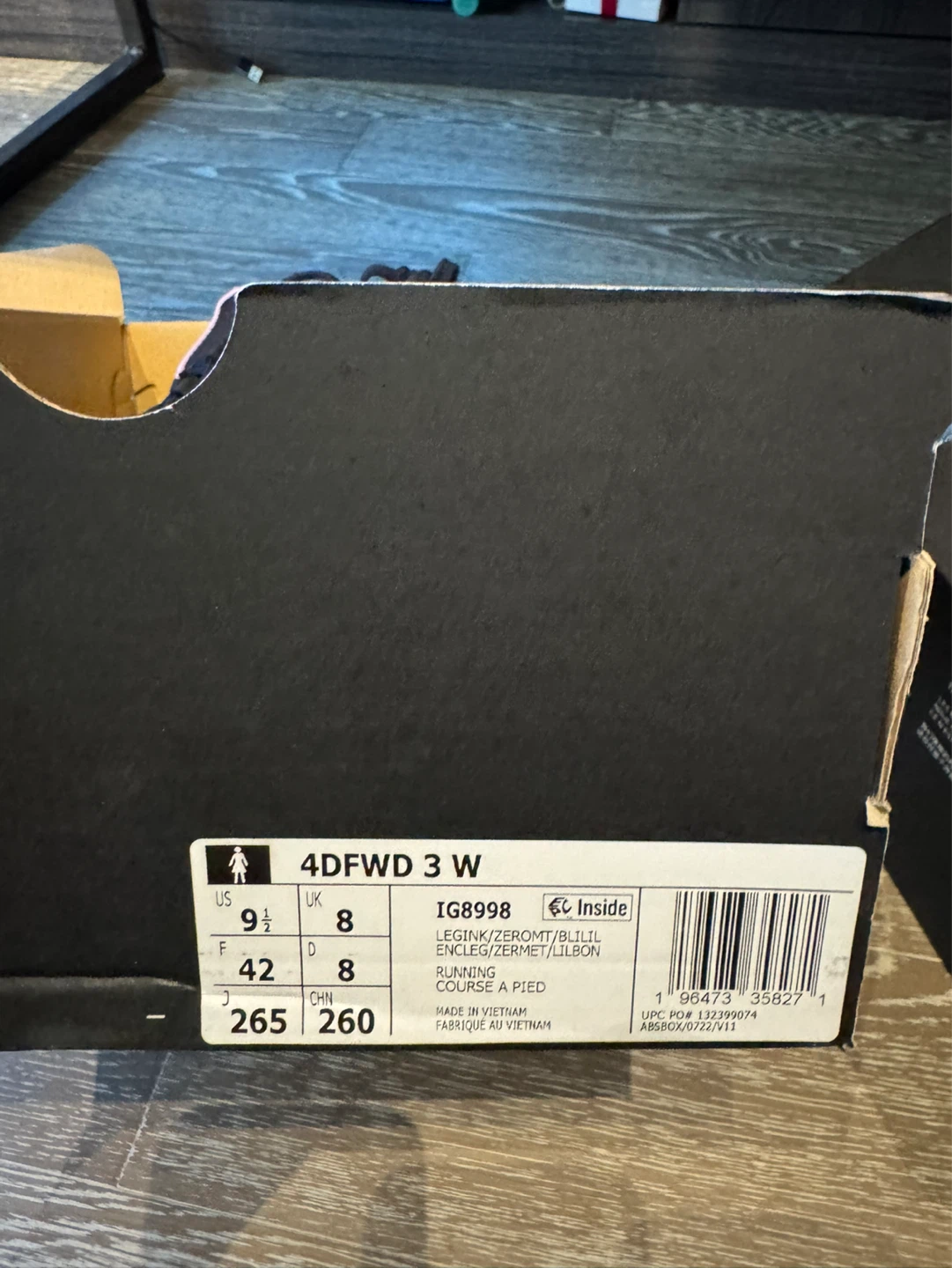 Navy/Black - Adidas 4DFWD 3 Women's Running Shoes - photo 3
