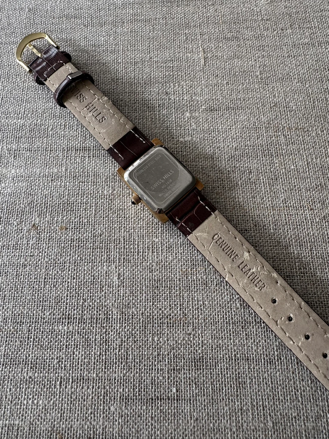 Swiss Hills Women's Quartz Watch, leather wrist band - photo 3