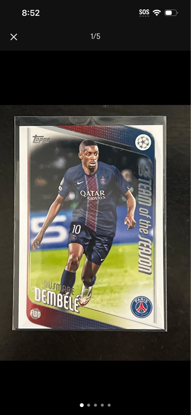 Topps UEFA Champions League Soccer Cards