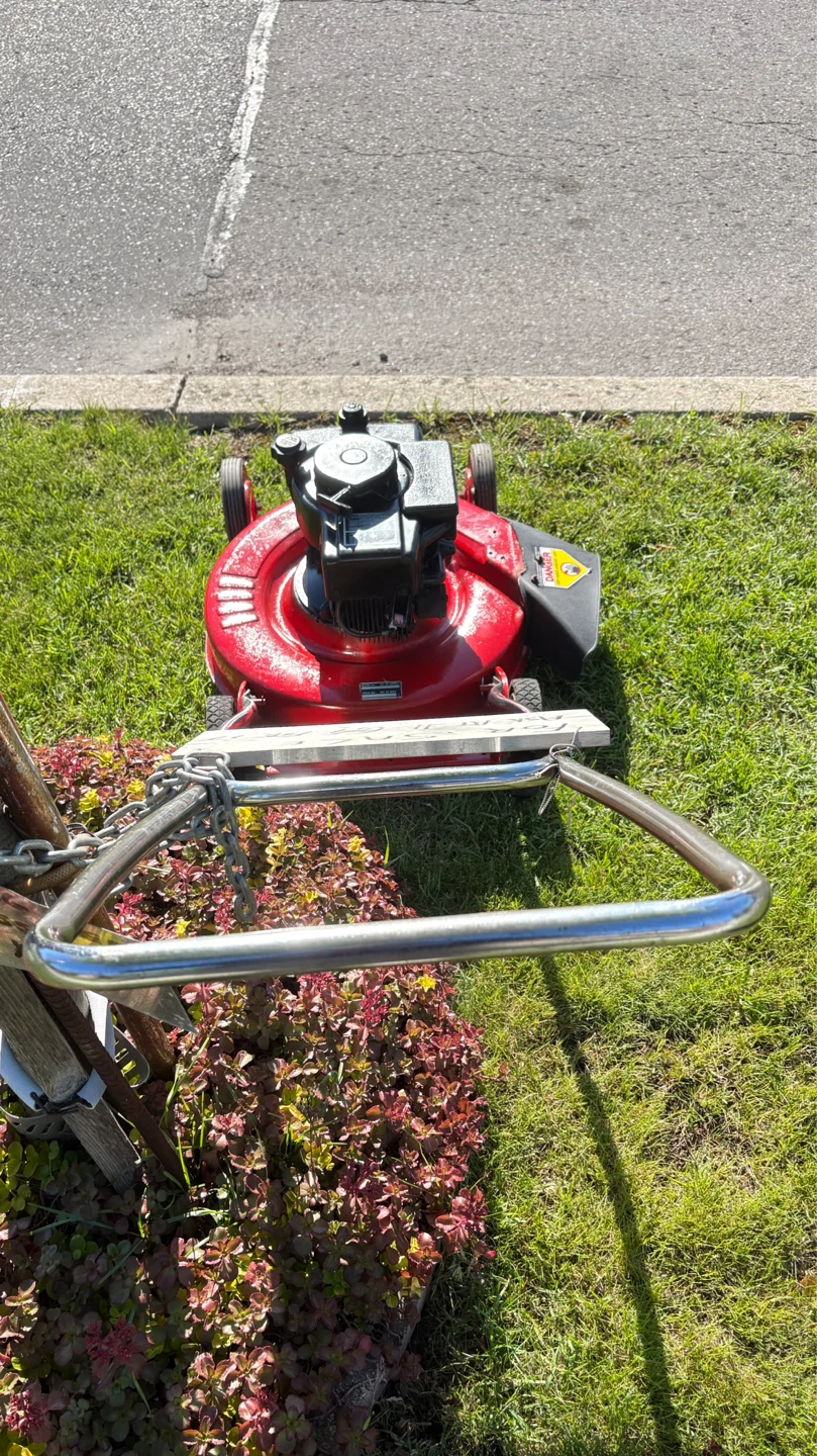 Sears Red Push Lawn Mower - photo 3