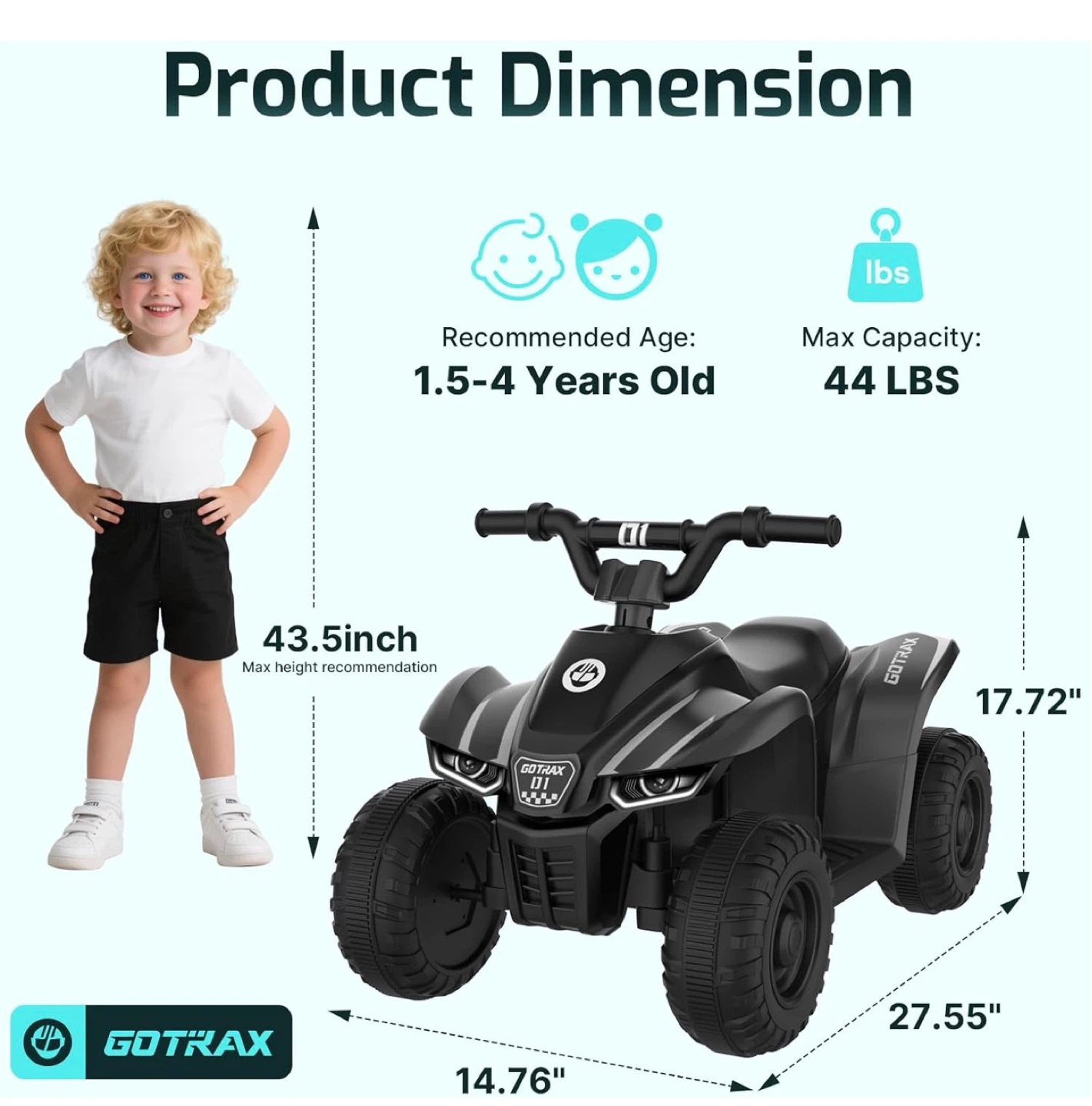 Gotrax RT1 Ride Electric Vehicle (Toddlers 1.5-4yr) - photo 2