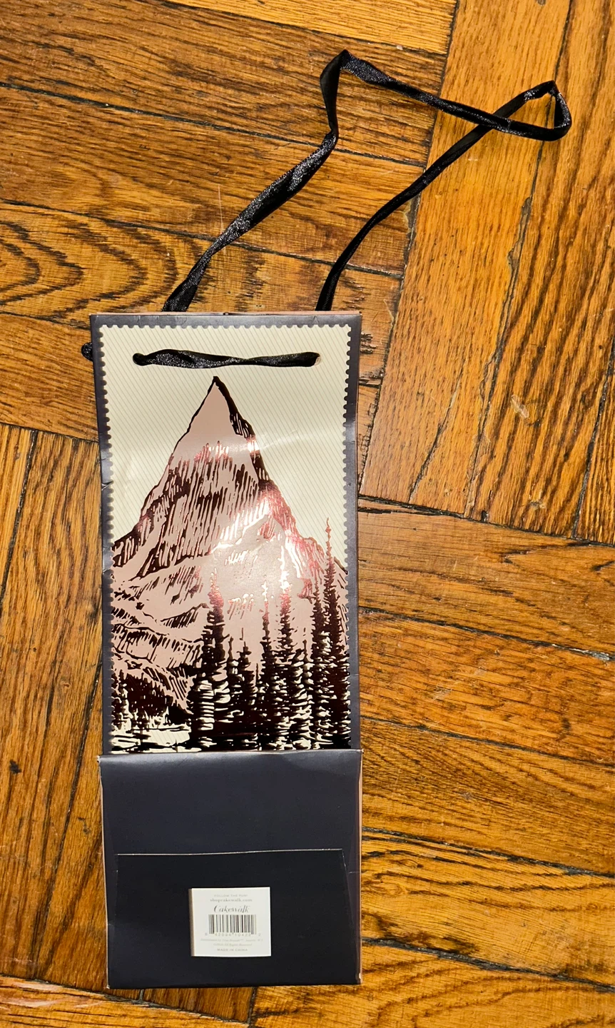 Wine Bag w Mountain Scene ⚽️ - photo 2
