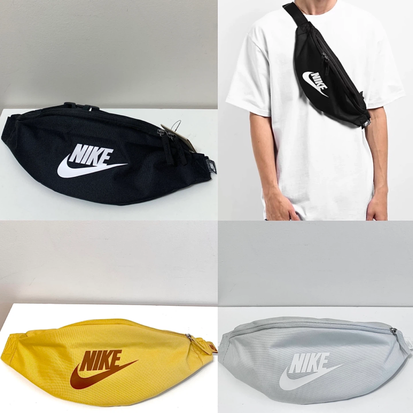 Nike Heritage Waist Pack 3L Large Cross Body Bag NEW
