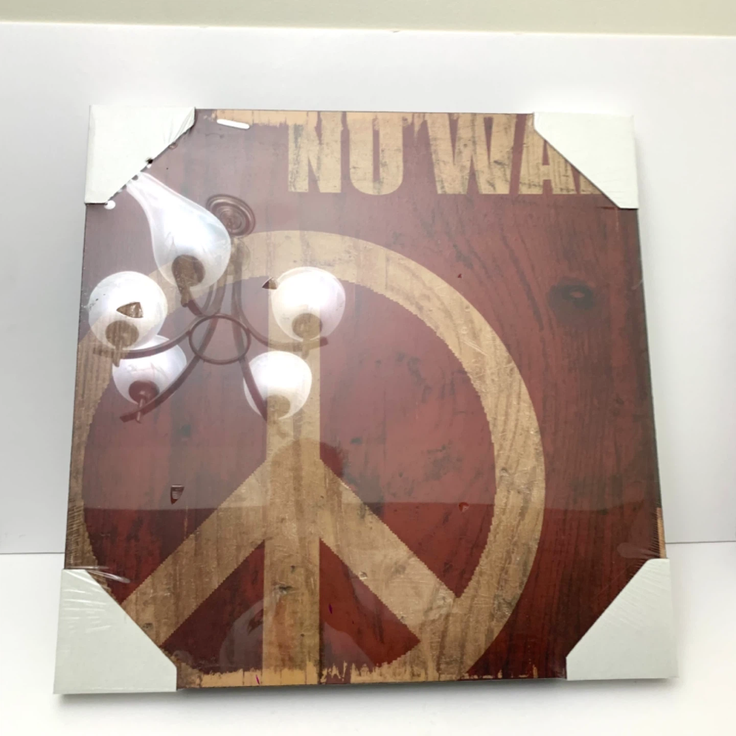Peace Sign Wall Art No War Decor Wood Wall Hanging Artwork - photo 5
