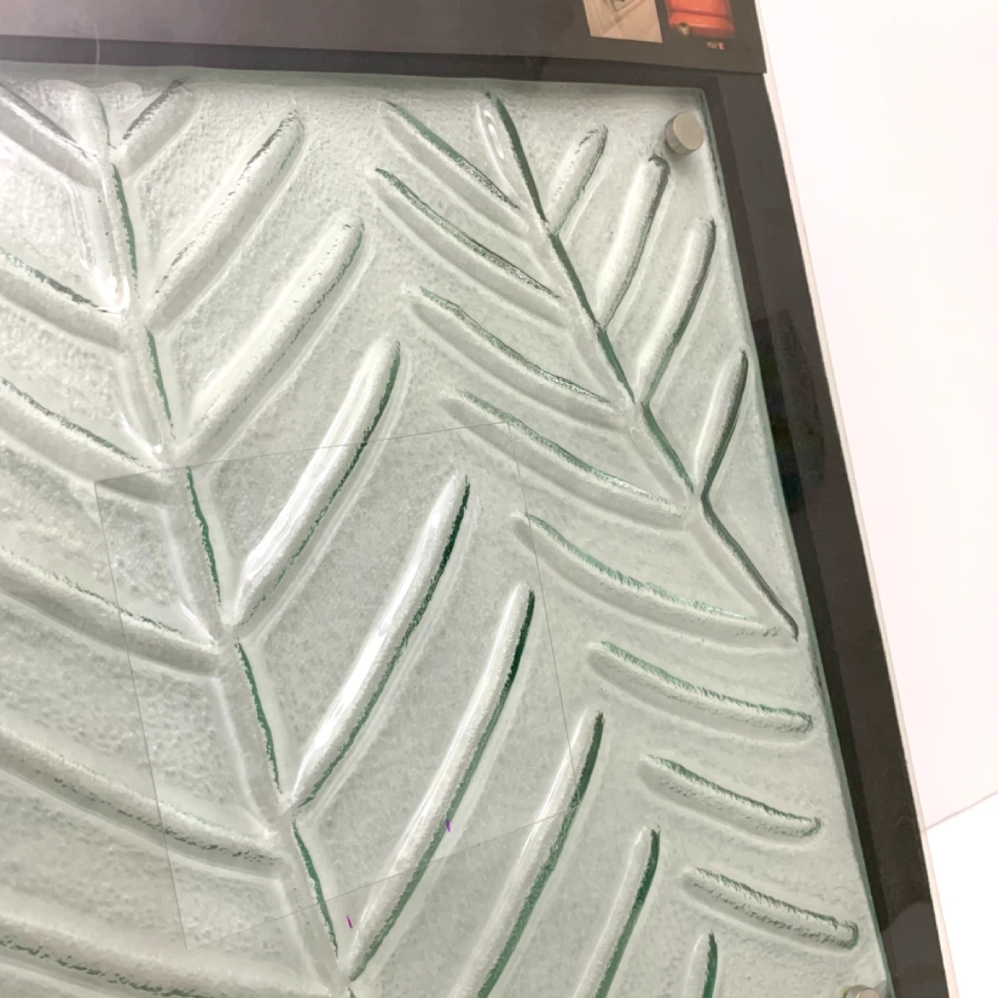 Decorative Glass Panels Wall Art Leaf Decor Set Of 2 New in Box - photo 5