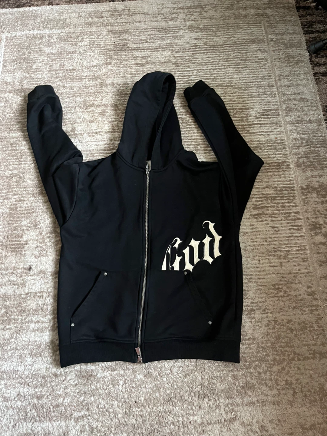 Godspeed Set Black Zip-Up Hoodie and Pants Set