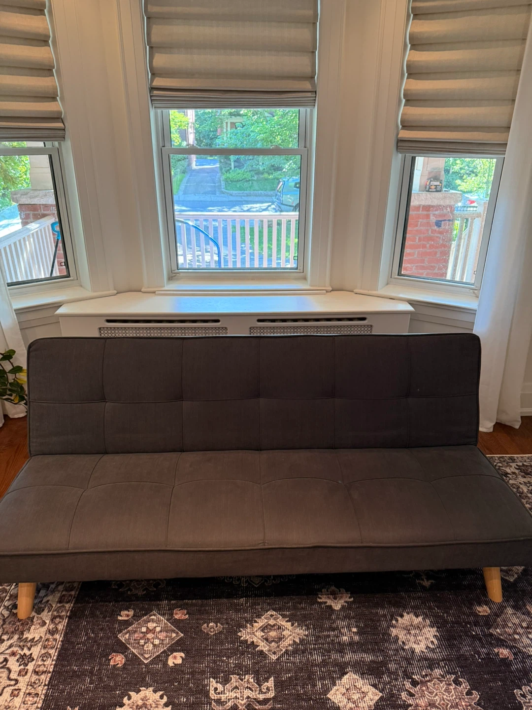 Structure Grey Sofa Bed - photo 2