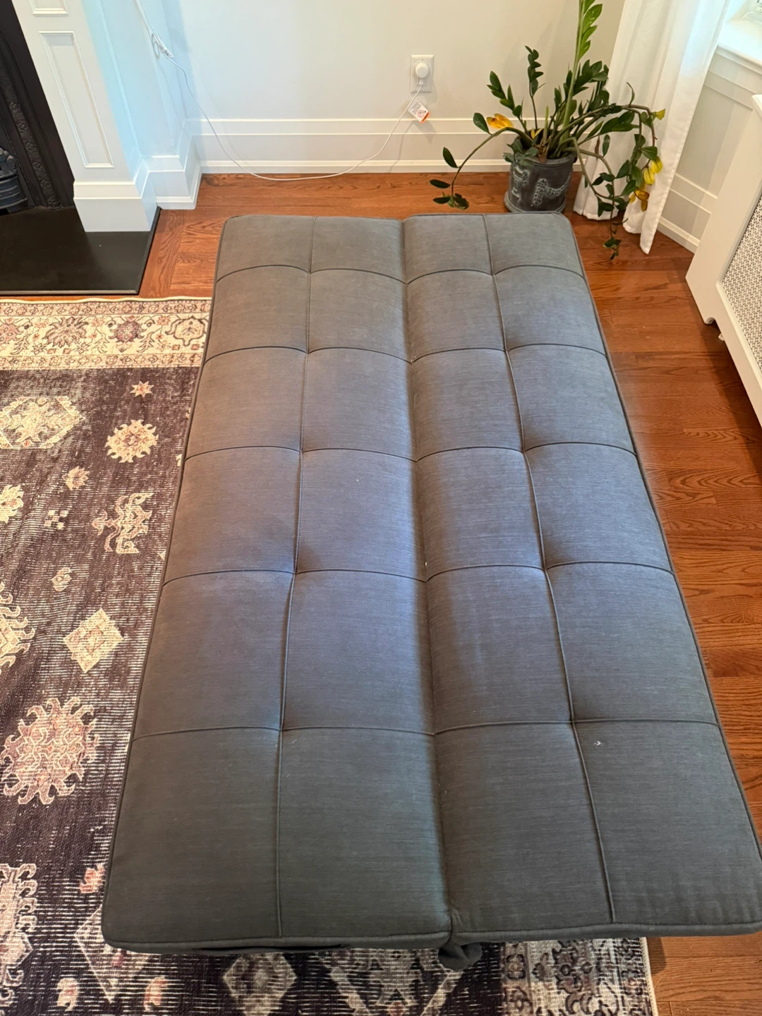 Structure Grey Sofa Bed - photo 4