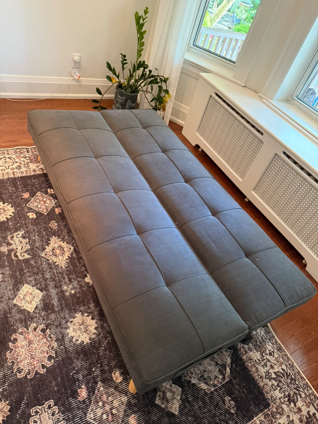 Structure Grey Sofa Bed - photo 5