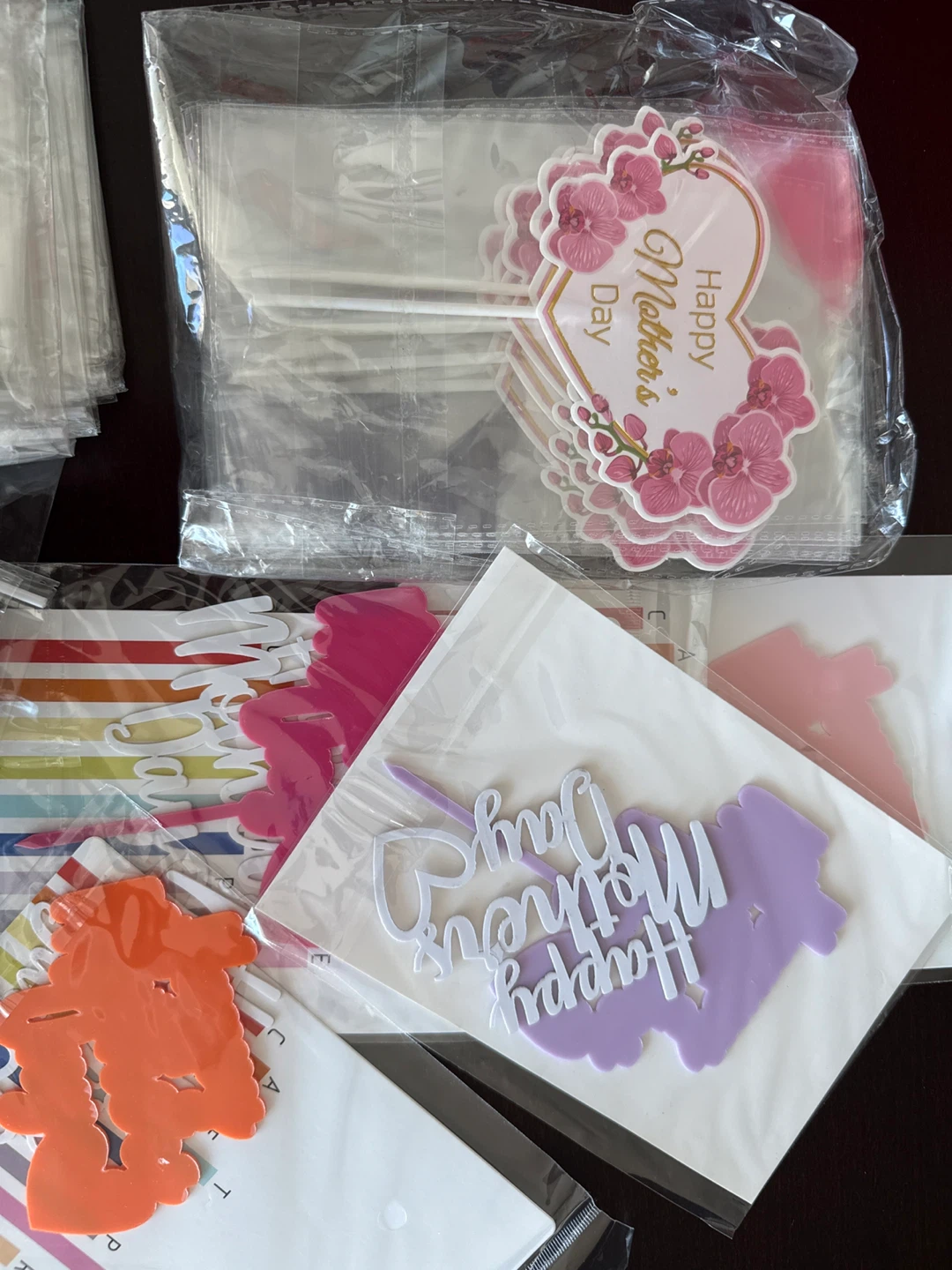 Happy Mother's Day & Father's Day Cake Toppers Assorted - photo 3