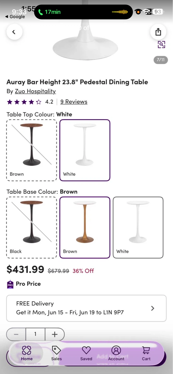 High Top Bar Table - photo 4
