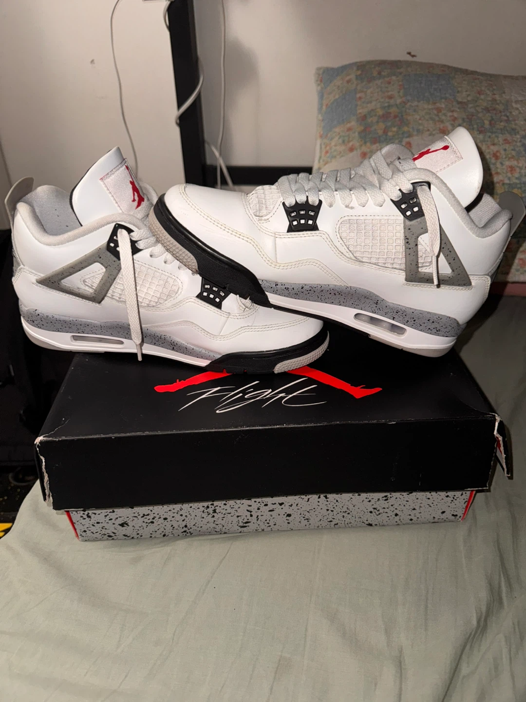 Nike Air Jordan 4 Retro 'White Cement' - photo 3