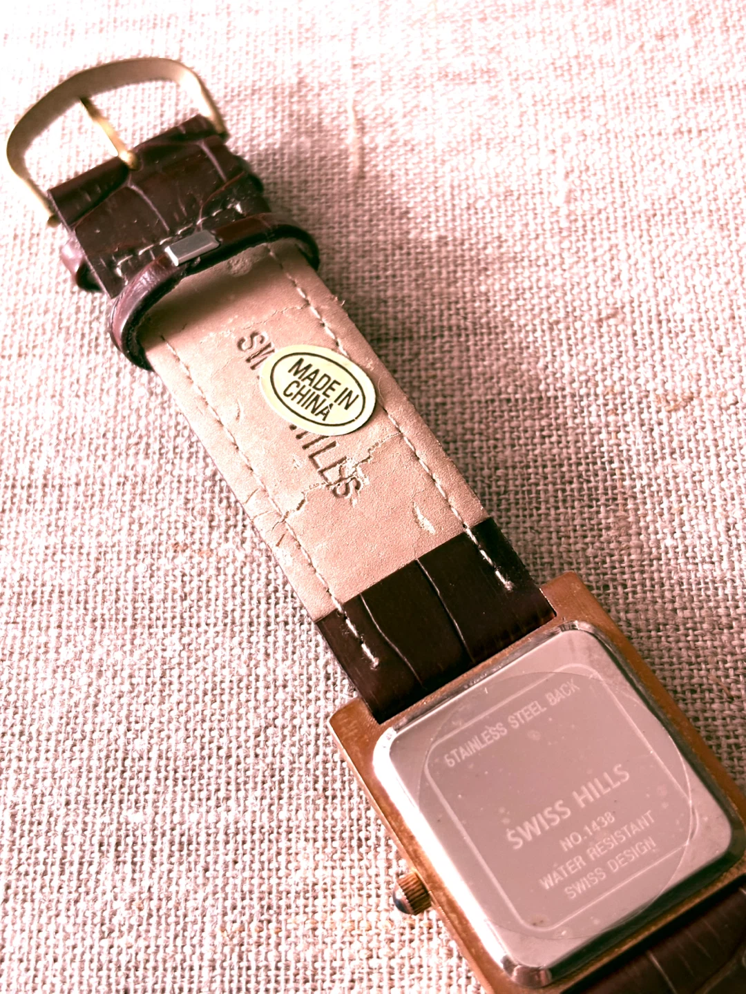 Swiss Hills Quartz Watch with Genuine Leather Band - photo 5