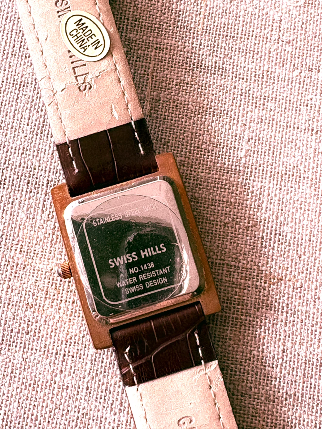 Swiss Hills Quartz Watch with Genuine Leather Band - photo 3