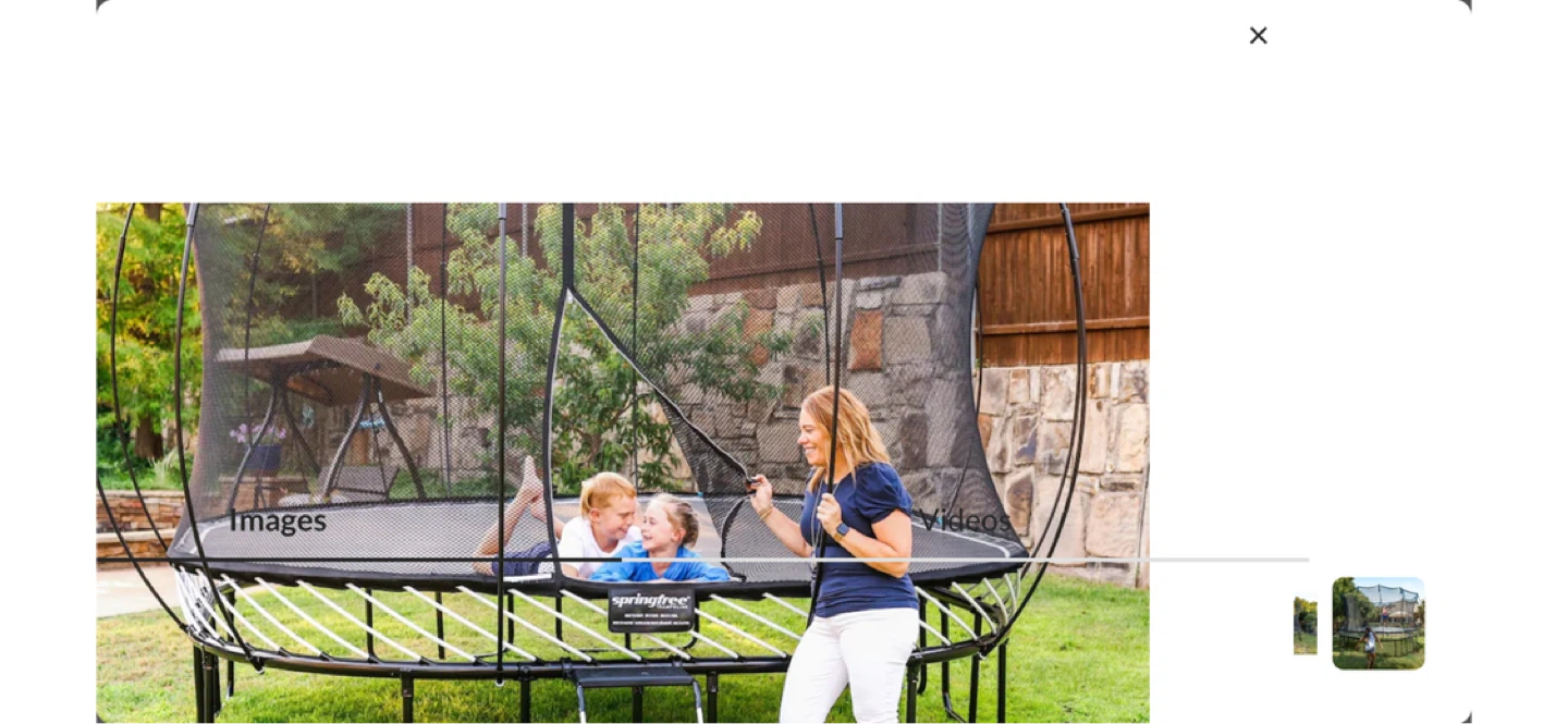 Spring free trampoline, jumbo size - photo 2