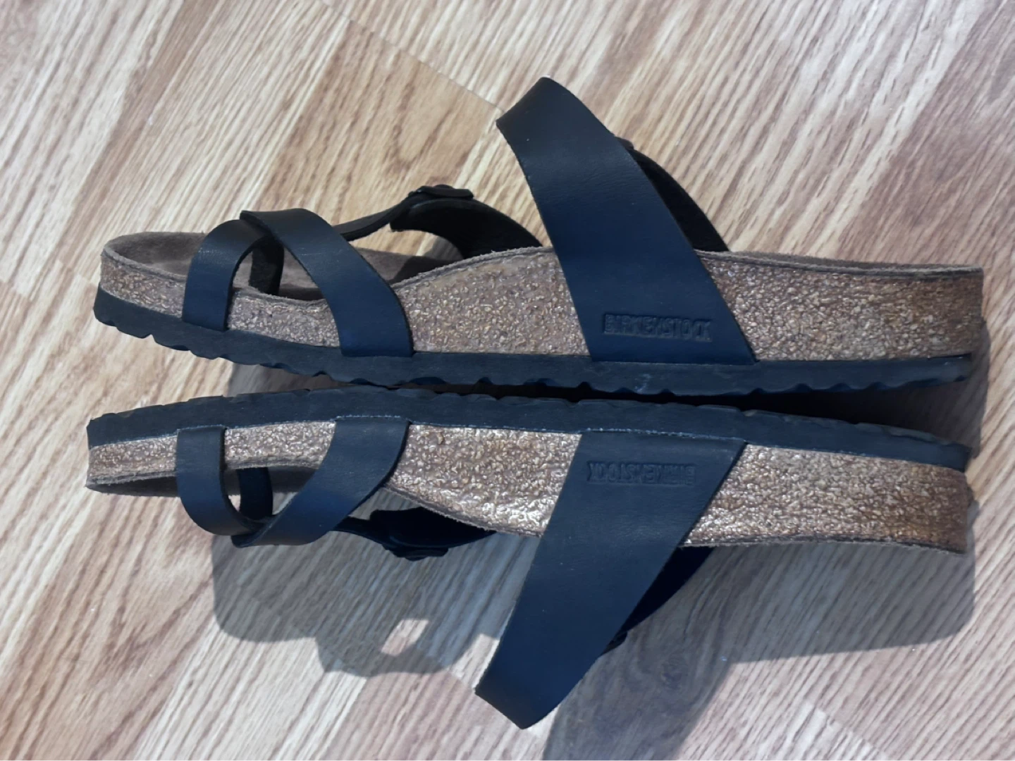 ⚽️Birkenstock Gizeh Black Sandals Size 39 - photo 2