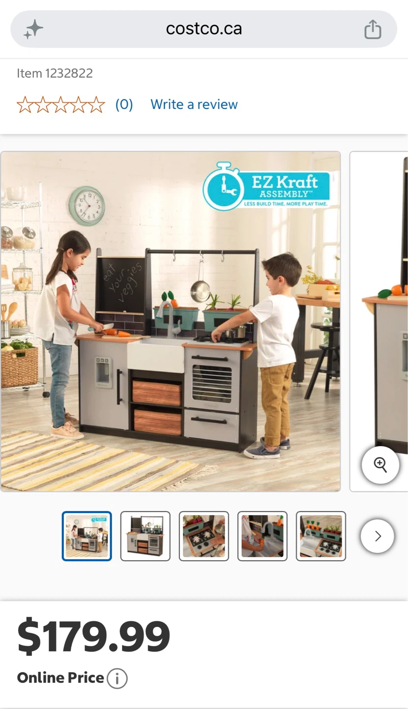 KidKraft Wooden Play Kitchen