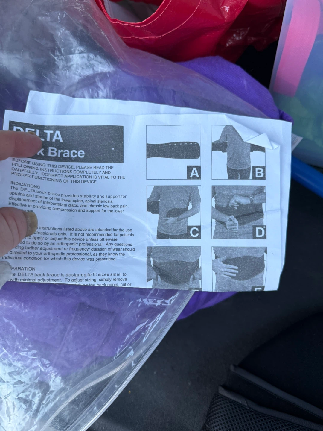 Delta LSO Back Brace Universal DL-37 - photo 2