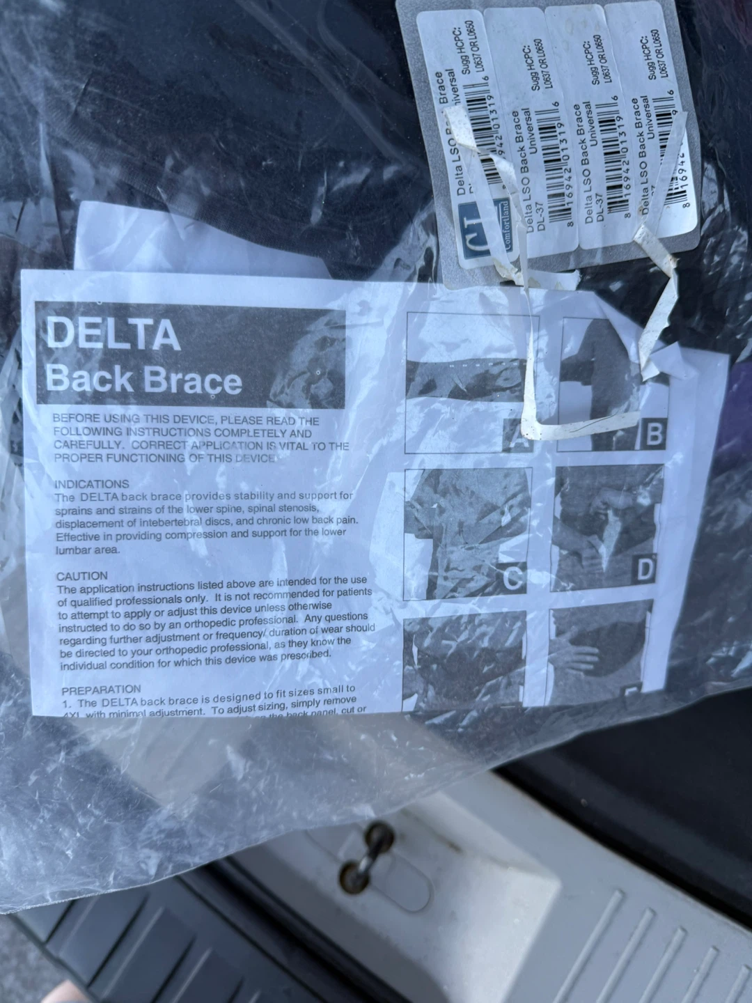 Delta LSO Back Brace Universal DL-37 - photo 4