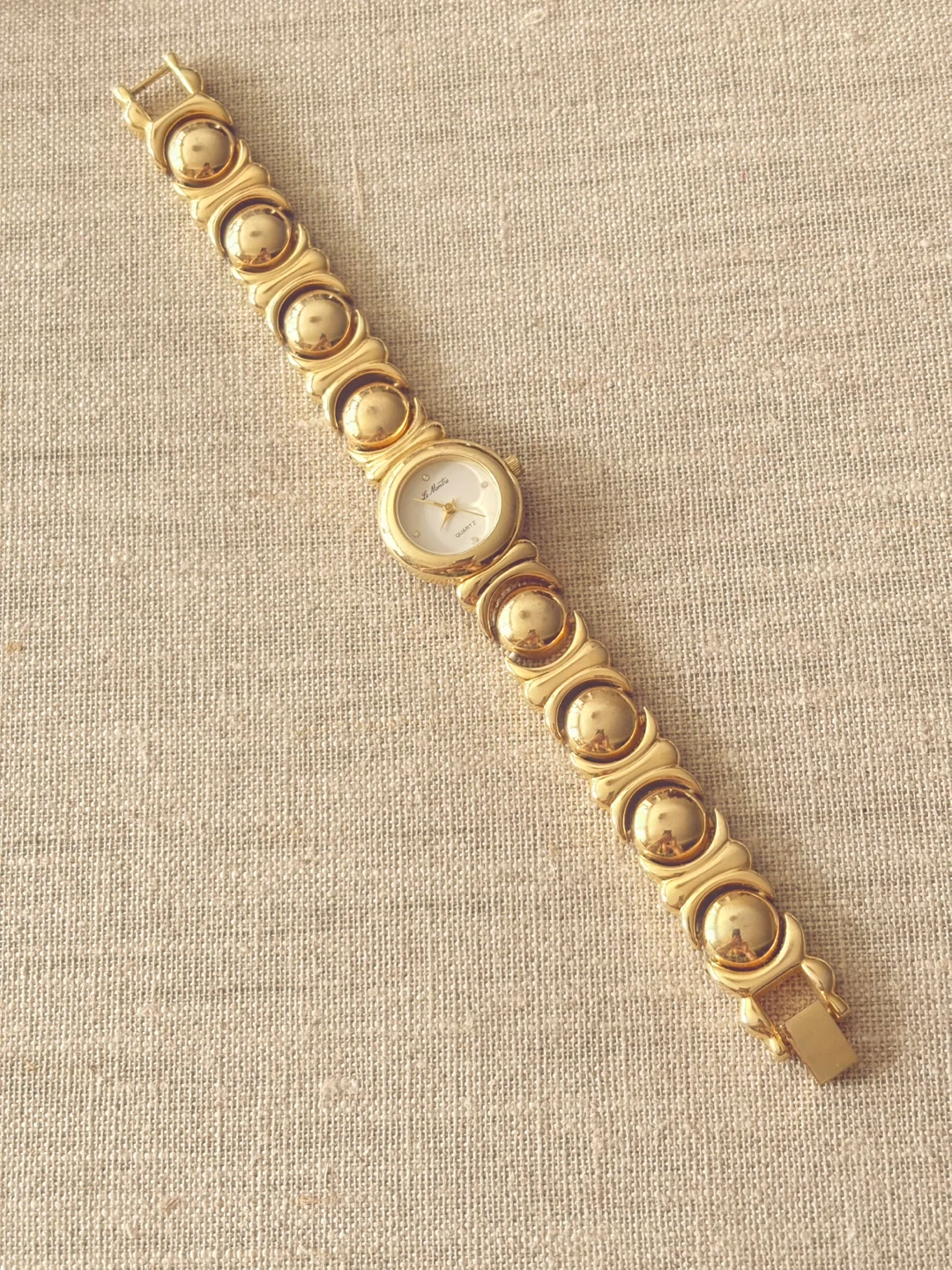 Le Montre gold quartz vintage watch - photo 2