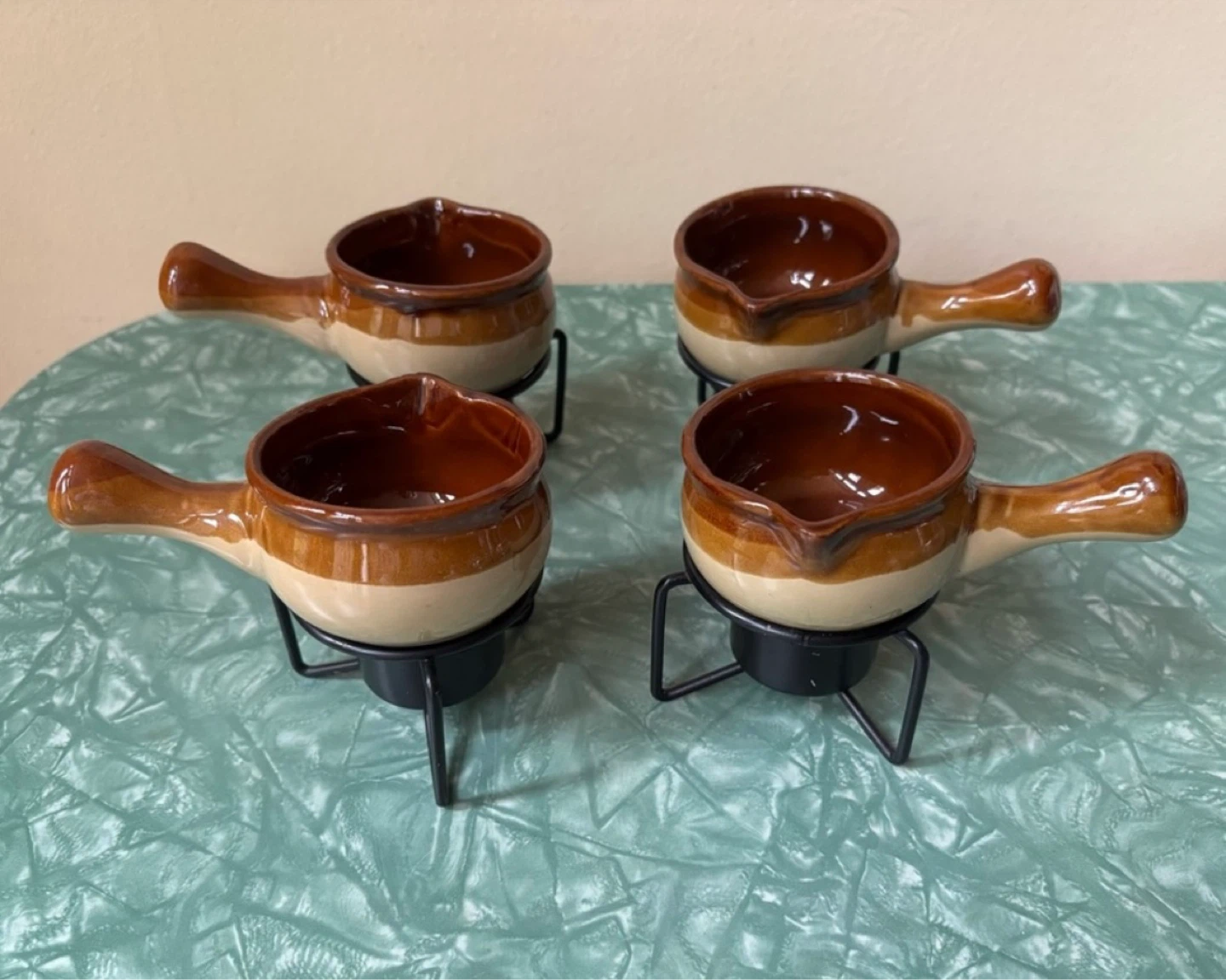 ⚽️Set of 4 Vintage Butter or Sauce Warmers