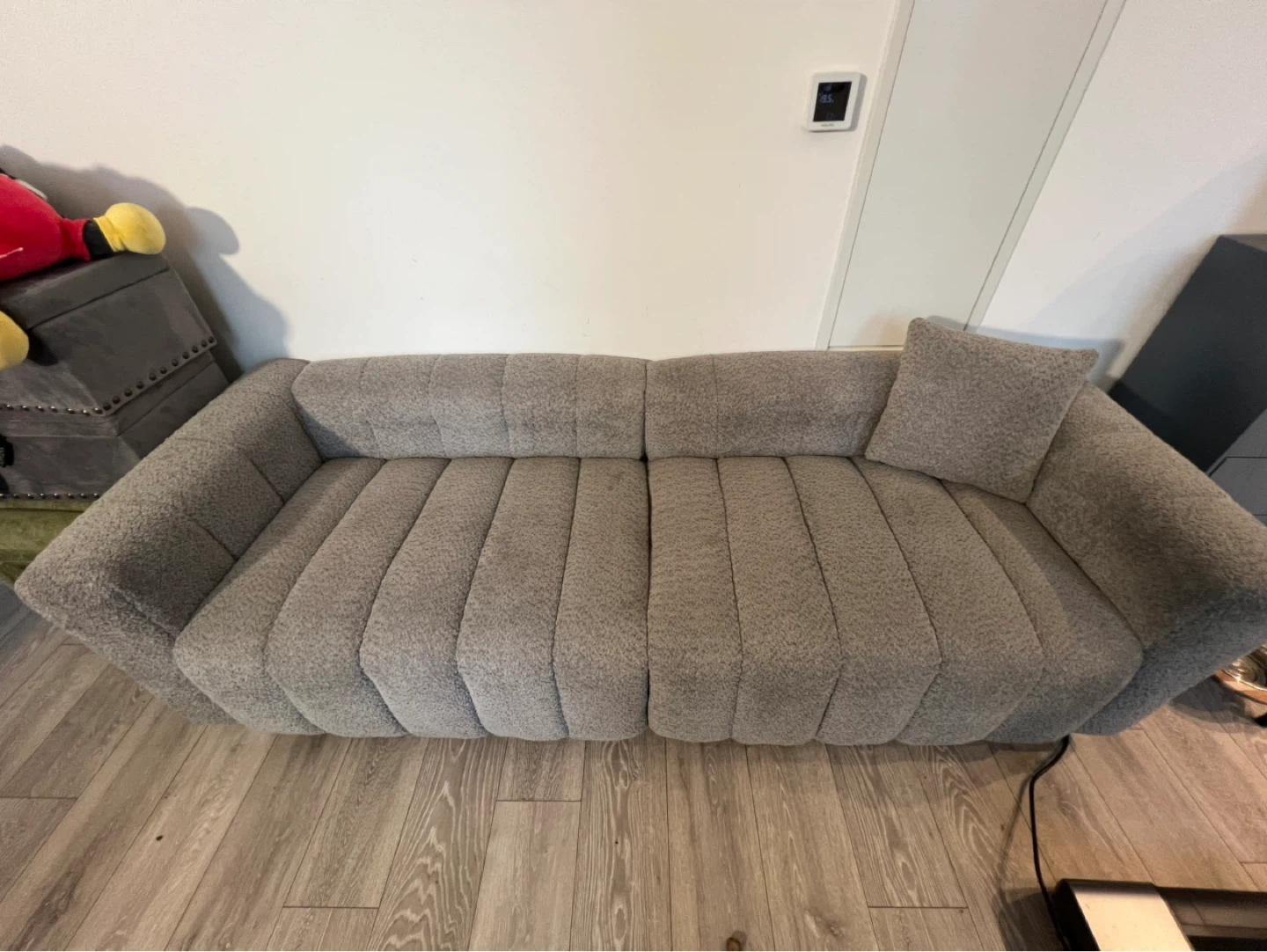 Grey Sofa with Pillow - photo 3
