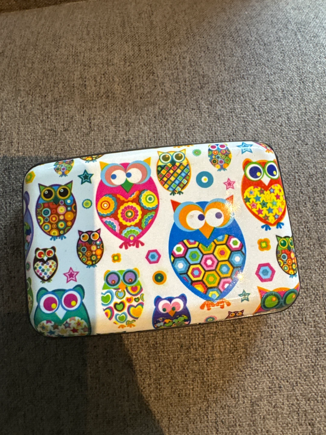 Card Holder with Owl Design