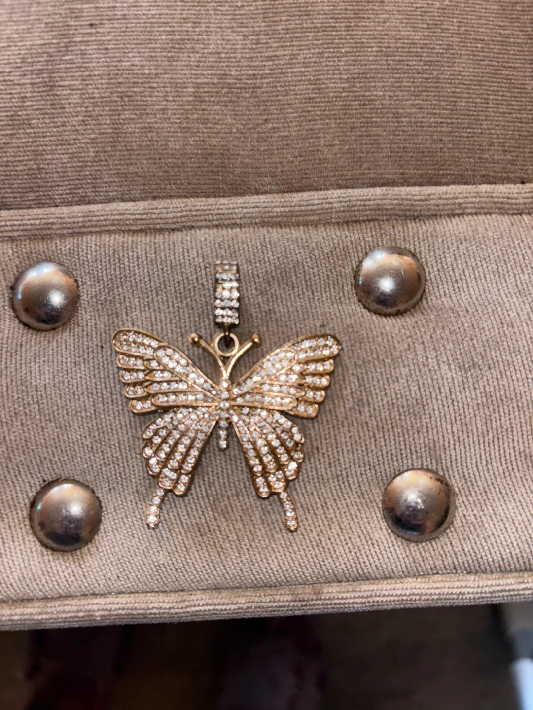 ⚽️Rhinestone Butterfly Pendant Charm
